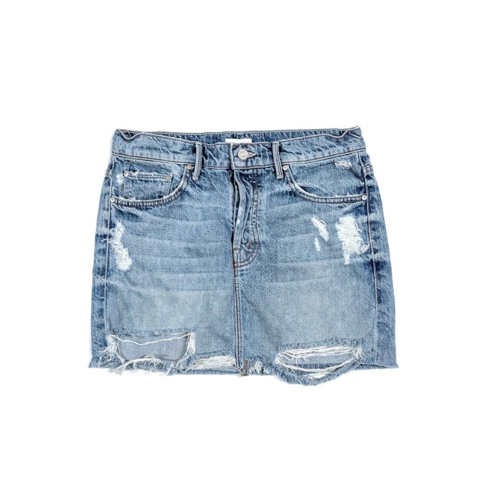 Mother The Vagabond Fray Mini Skirt in Hijacking The Runway - Size 25